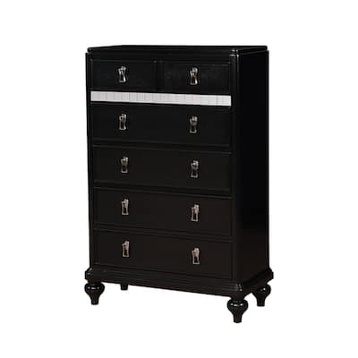 Buy Black Wood 35 To 44 Inches Dressers Chests Online At