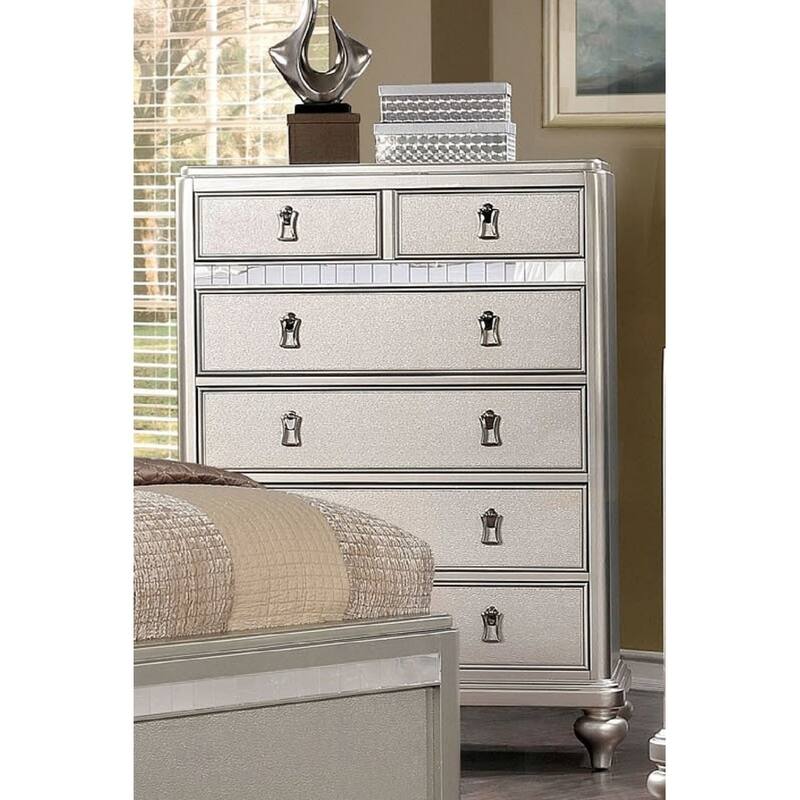 Dzhebel I Contemporary 5-Drawer Wood Chest by Copper Grove