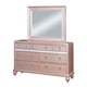 preview thumbnail 3 of 5, Dzhebel II Contemporary 2-piece 7-Drawer Dresser and Mirror Set by Copper Grove