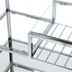 Fairbanks Contemporary Chrome Serving Cart by FOA - Thumbnail 3