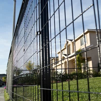 4 ft. x 24 ft. Steel Fence Panel