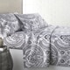 preview thumbnail 2 of 4, Vilano Deep Pocket Ultra-Soft Pure Melody 4-piece Paisley Bed Sheet Set Green - King
