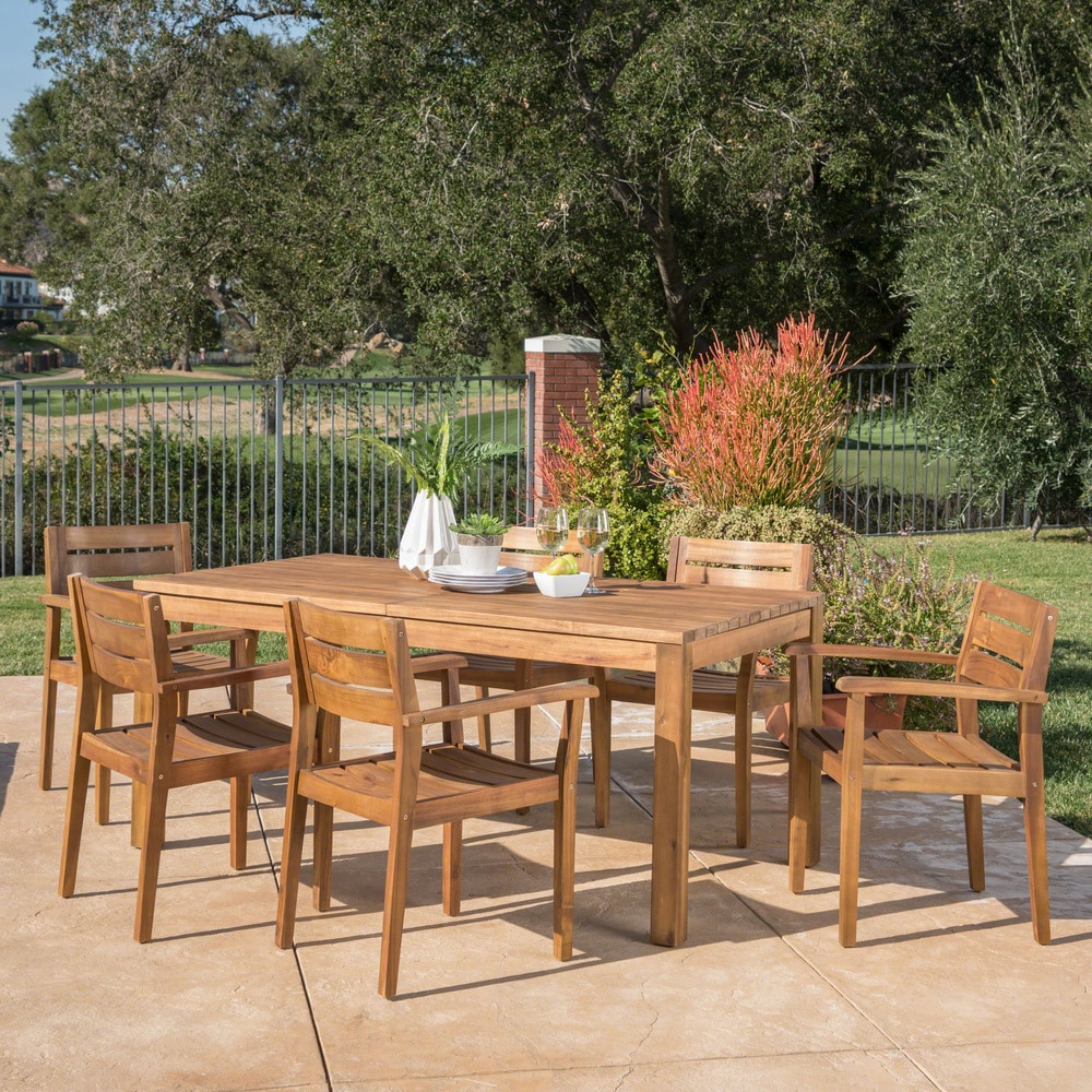 Christopher knight outdoor dining table discount