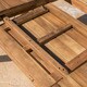 Wilson Outdoor Wood Expandable Rectangle Dining Set by Christopher Knight Home - Thumbnail 3