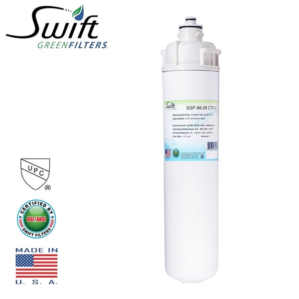 1 Pack Ev9617-21 Swift Green Filters SGF-96-29 CTO-S Swift Green Filter Replacement For Everpure Ev9617-26