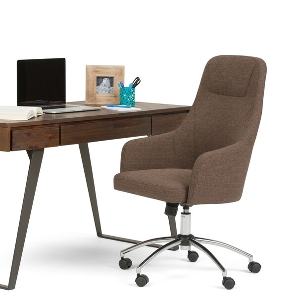 Shop WYNDENHALL Zane Swivel Adjustable Executive Computer Office Chair
