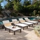 Jamaica Outdoor Wicker Chaise Lounge with Cushion (Set of 4) by Christopher Knight Home - Thumbnail 0