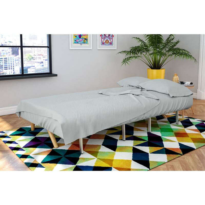 The Novogratz Futon and Twin Sleeper Sofa Microfiber Sheet Set