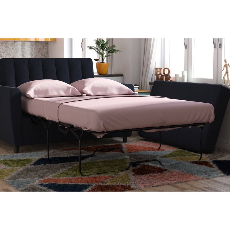 The Novogratz Futon and Twin Sleeper Sofa Microfiber Sheet Set