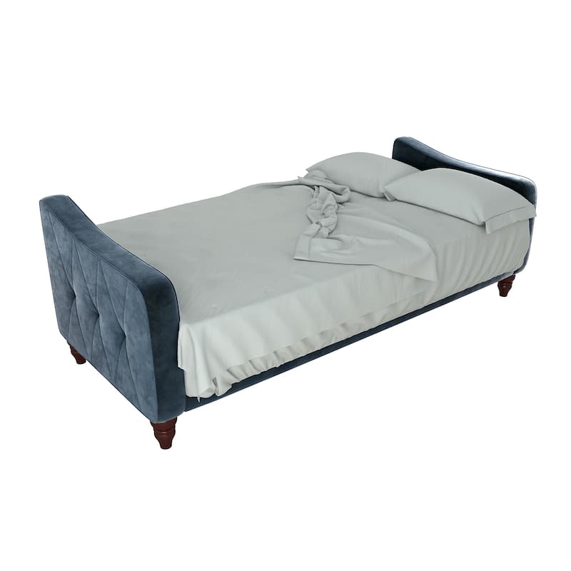 The Novogratz Futon and Twin Sleeper Sofa Microfiber Sheet Set