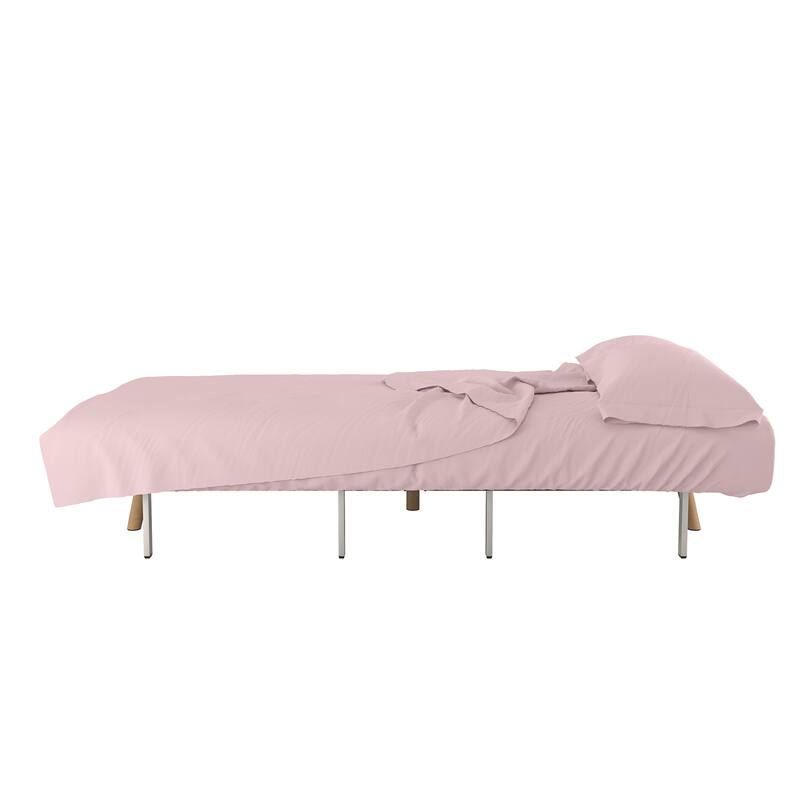 The Novogratz Futon and Twin Sleeper Sofa Microfiber Sheet Set