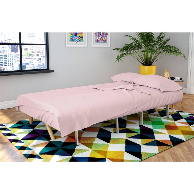 The Novogratz Futon and Twin Sleeper Sofa Microfiber Sheet Set