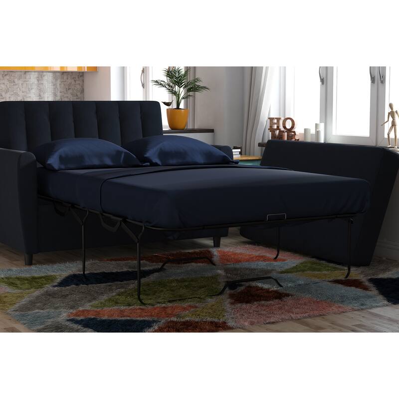 The Novogratz Futon and Twin Sleeper Sofa Microfiber Sheet Set
