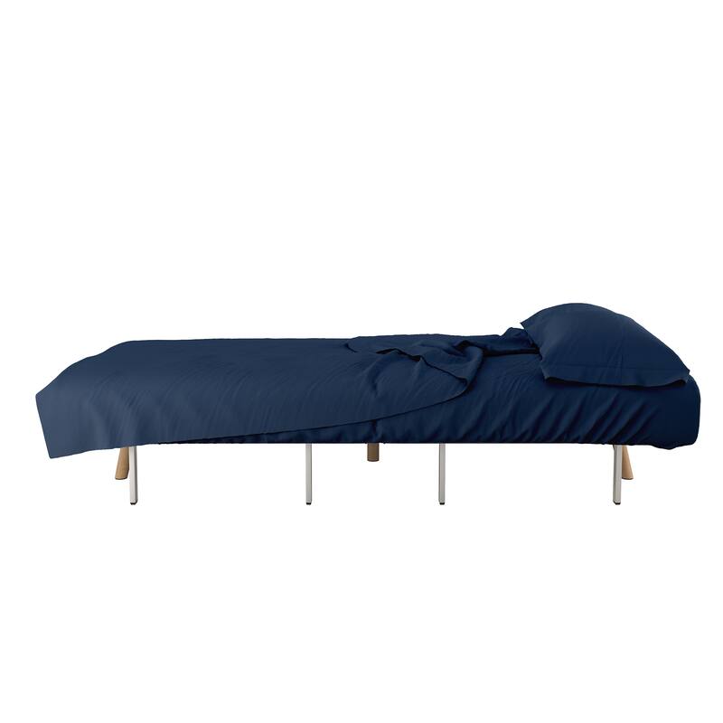 The Novogratz Futon and Twin Sleeper Sofa Microfiber Sheet Set