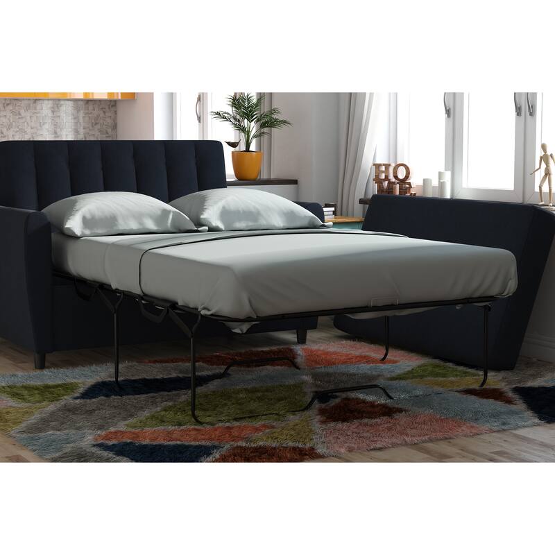 The Novogratz Futon and Twin Sleeper Sofa Microfiber Sheet Set