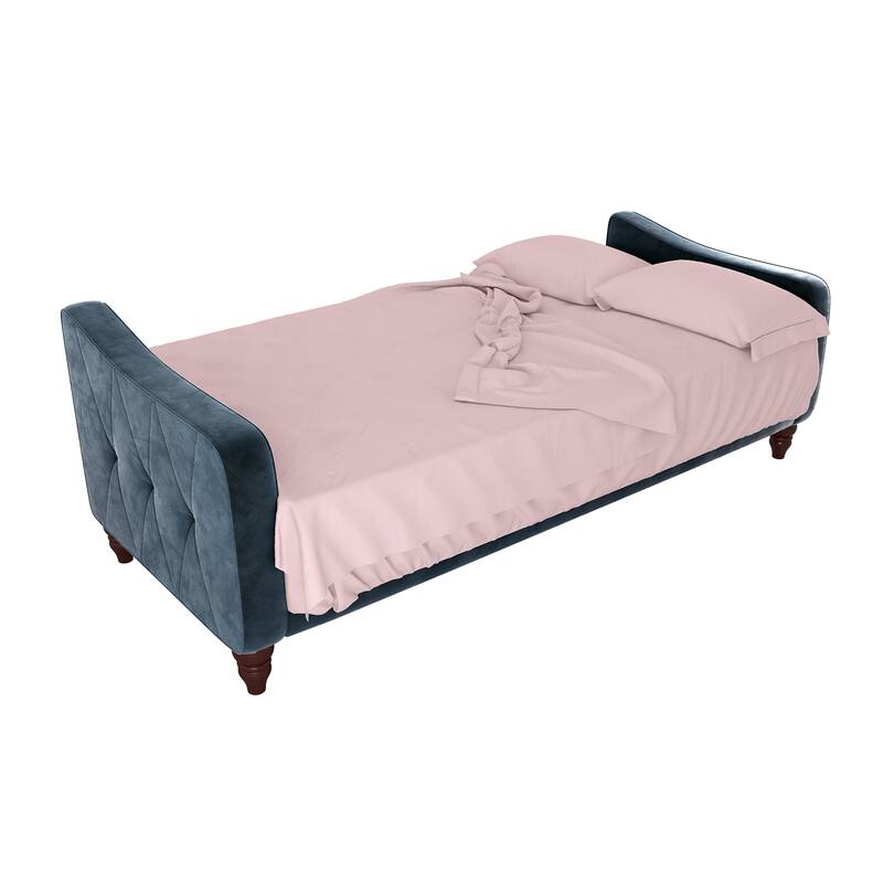 The Novogratz Futon and Twin Sleeper Sofa Microfiber Sheet Set