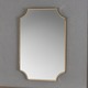 preview thumbnail 3 of 6, Verne Gold Finish Glam Wall Mirror by Christopher Knight Home - N/A