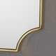 preview thumbnail 6 of 6, Verne Gold Finish Glam Wall Mirror by Christopher Knight Home - N/A