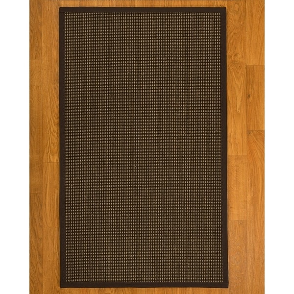 Naturalarearugs Cau Sisal Area Rug 4 By 6 Fudge Border Naturalarearugs Cau Sisal Area Rug 4 X27