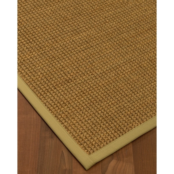 NaturalAreaRugs Hamptons Seagrass Area Rug (4' x 6') Sand Border - 4' x 6'