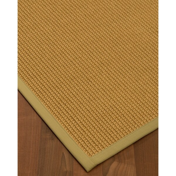 NaturalAreaRugs Devon Sisal Area Rug (4' by 6') Sand Border - 4' x 6'