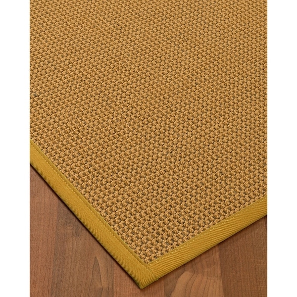 NaturalAreaRugs Dubai Sisal Area Rug (4' x 6') Tan Border - 4' x 6'