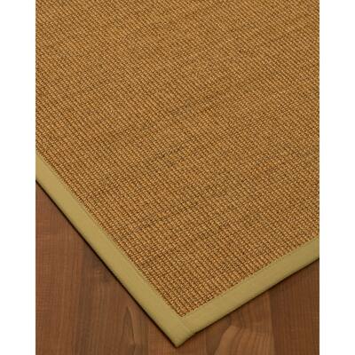 NaturalAreaRugs Melrose Sisal Area Rug (4' x 6') Sand Border - 4' x 6'