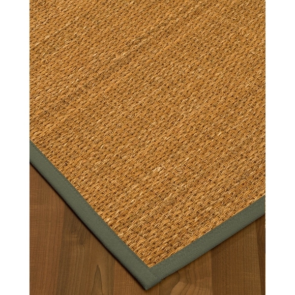 NaturalAreaRugs Nevada Custom Mountain Grass Rug (4' x 6') Stone Border - 4' x 6'