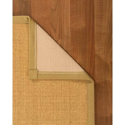 NaturalAreaRugs Zamora Sisal Area Rug (4' x 6') Sage Border - 4' x 6'