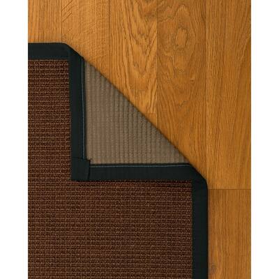 NaturalAreaRugs Valencia Sisal Area Rug (4' x 6') Onyx Border - 4' x 6'