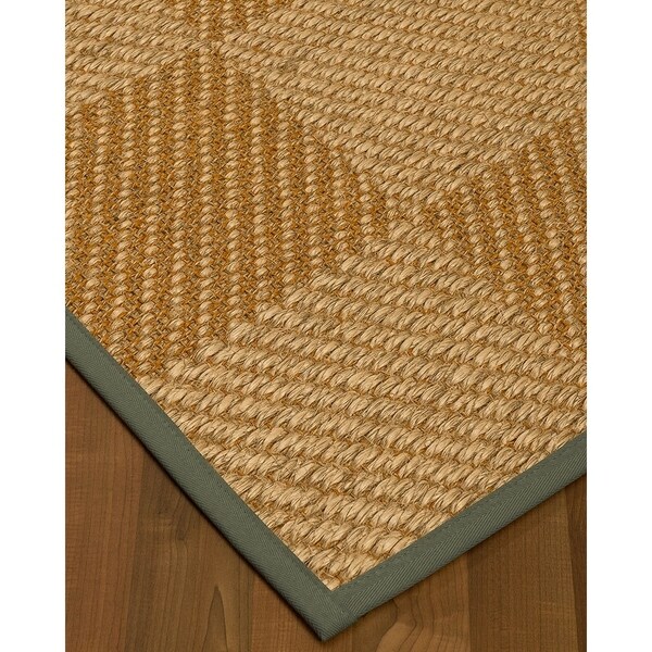 NaturalAreaRugs Nirvana Sisal Area Rug (4' by 6') Stone Border - 4' x 6'