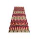 preview thumbnail 5 of 5, Arshs Kafkaz Peshawar Sandies Pink/Green Wool Runner (2'8 x 7'7) - 2 ft. 8 in. x 7 ft. 7 in. - 2 ft. 8 in. x 7 ft. 7 in.