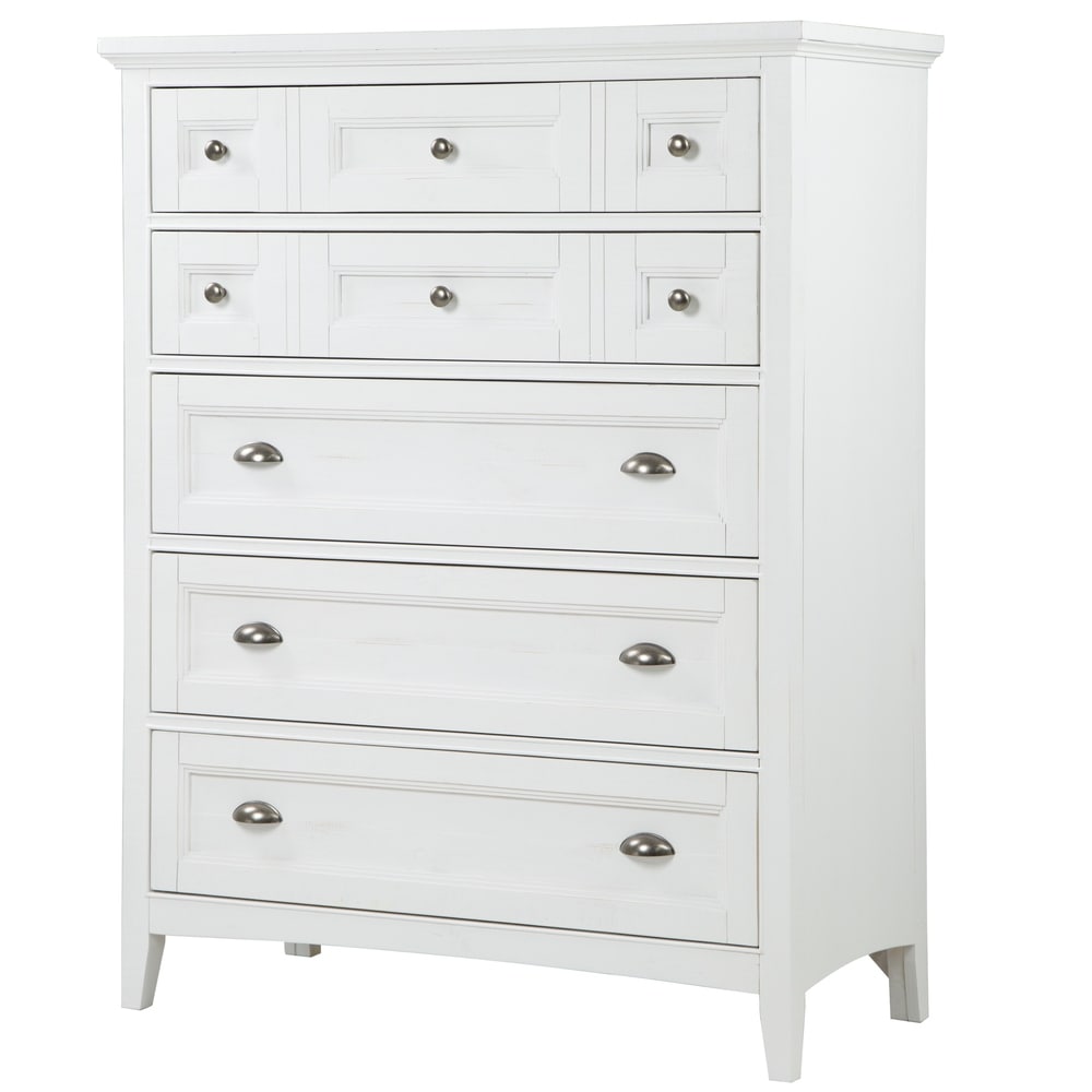 tall off white dresser