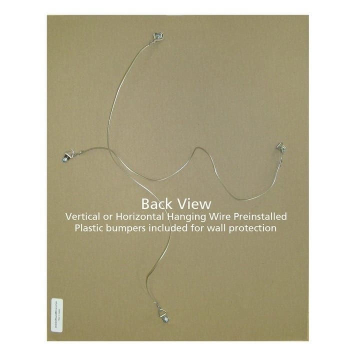 Heritage Framed Rectangle Mirror in Black Silver