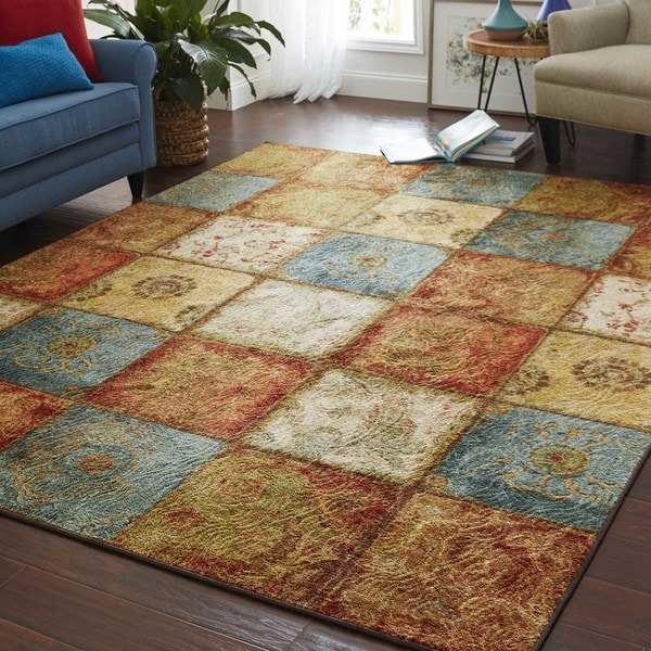 Copper Grove Bienville Artifact Panel Area Rug