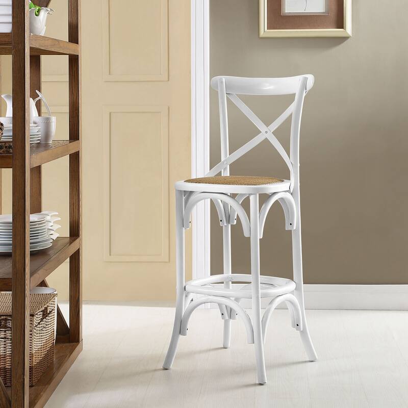 The Gray Barn Hidden Hill Elm Wood Barstool