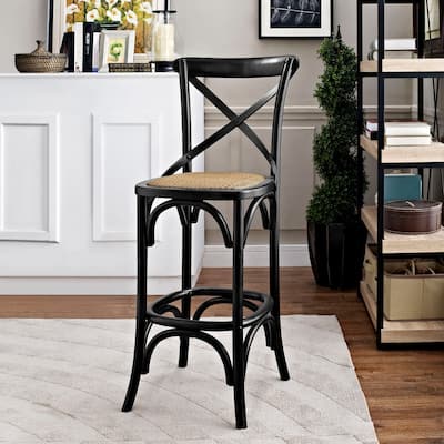 The Gray Barn Hidden Hill Elm Wood Barstool