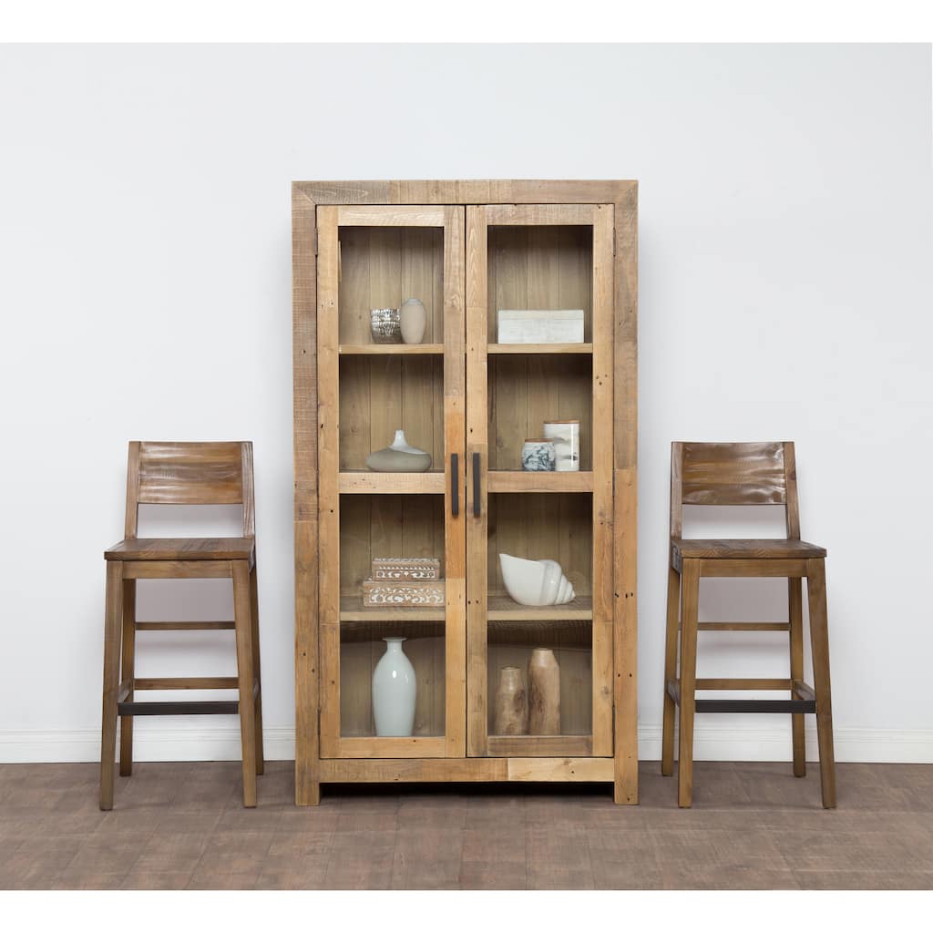 The Gray Barn Fairview Reclaimed Wood Curio Cabinet