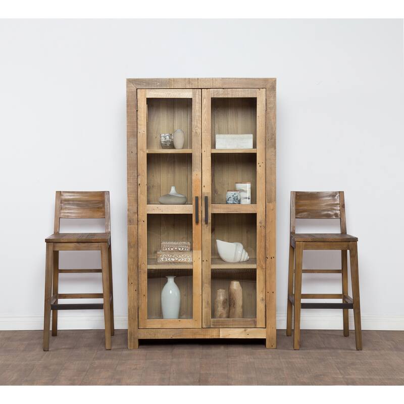 The Gray Barn Fairview Reclaimed Wood Curio Cabinet