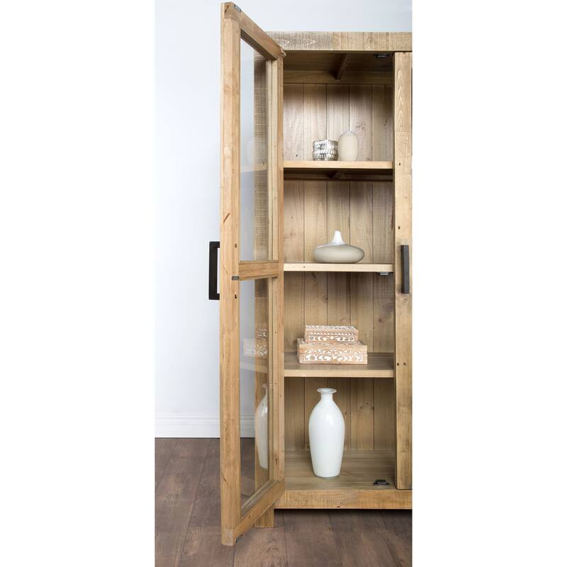The Gray Barn Fairview Reclaimed Wood Curio Cabinet