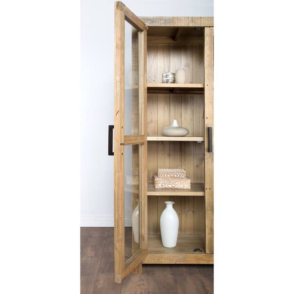 Shop The Gray Barn Fairview Reclaimed Wood Curio Cabinet On Sale