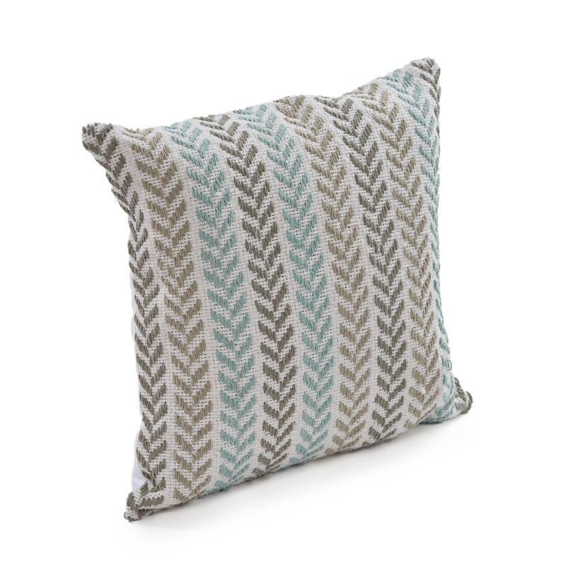 Sevita Turquoise Sea Breeze Throw Pillow 18 inch