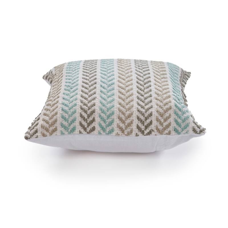 Sevita Turquoise Sea Breeze Throw Pillow 18 inch
