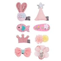 Tiny Hair Bows Fully Lined Clips For Baby S On S Hair Bow Clips Snap Clip Barrettes For Baby 8pcs