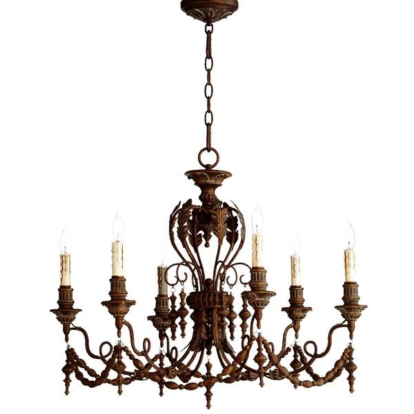 Shop Salento 6 Light Chandelier Vintage Copper Shabby Chic