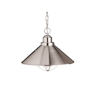 Kichler Lighting Seaside Collection 1-light Brushed Nickel Outdoor Pendant