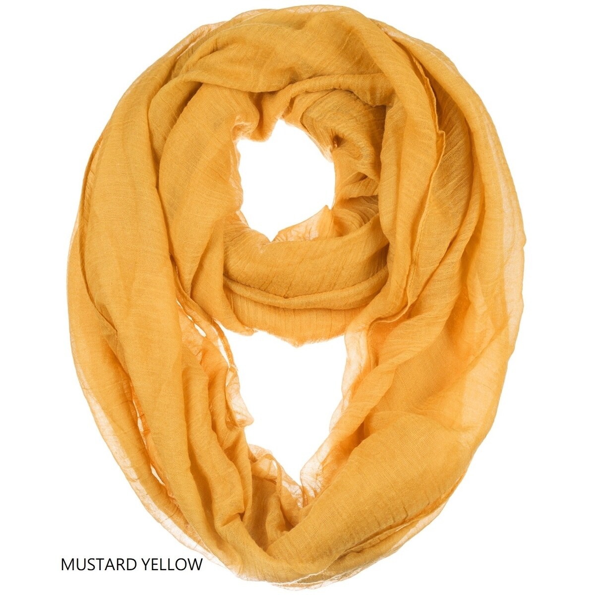 womens yellow scarf