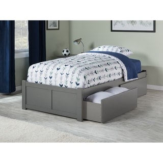 Shop Concord Twin Platform Bed with Flat Panel Foot Board 