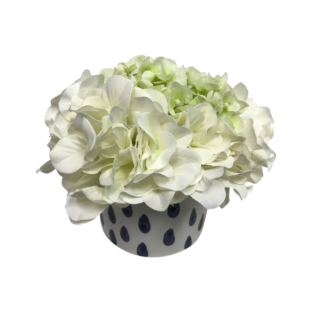 Hydrangea and viburnum arrangement