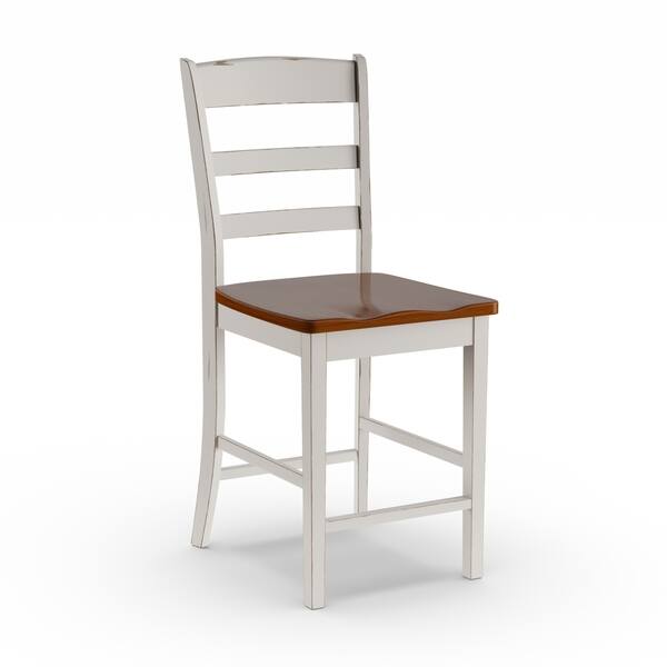 Homestyles Monarch Antique White Hardwood Bar Stool Bed Bath & Beyond